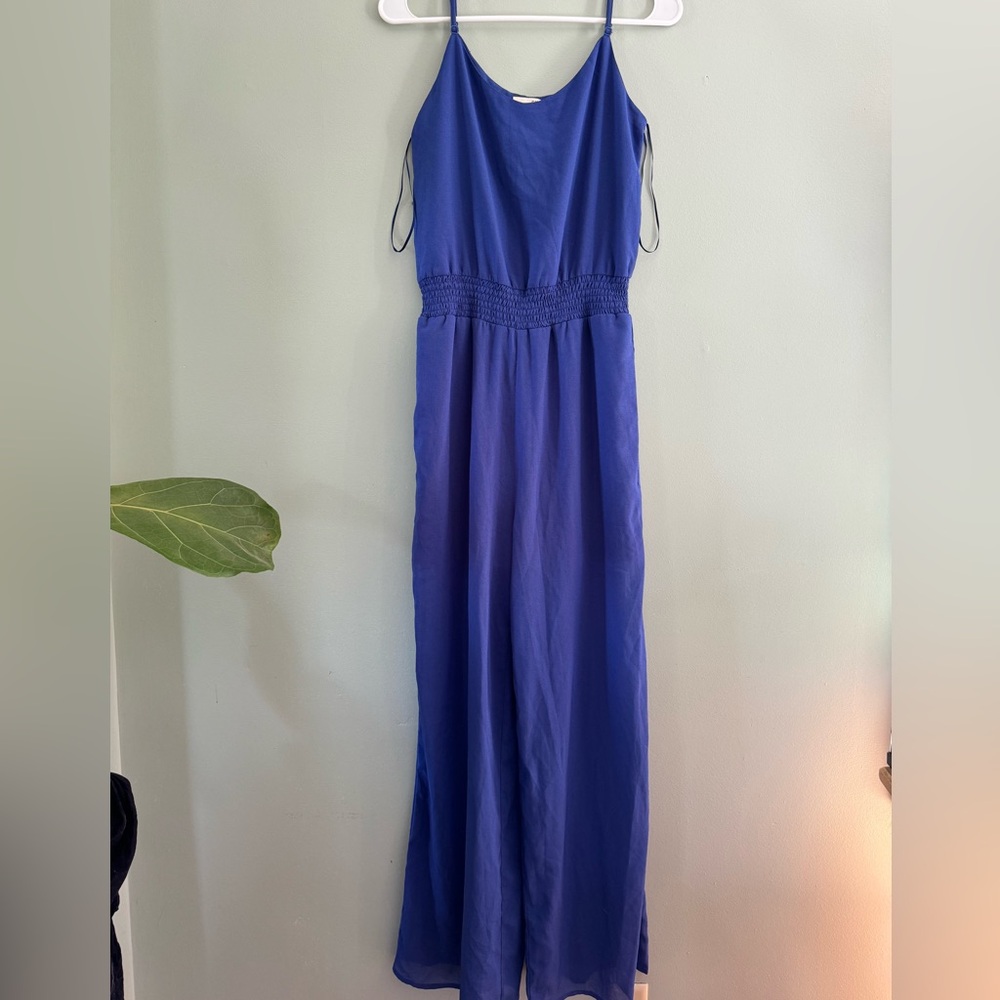 Ellison royal blue jumpsuit EUC size S